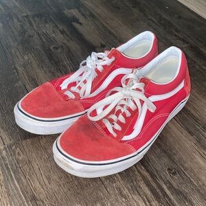 Red Vans Old Skool